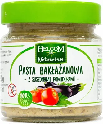 Produktbild von Auberginenpaste mit getrockneten Tomaten Helcom 190 g