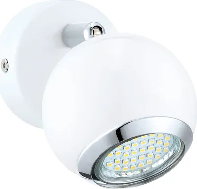 Obrázok produktu pre EGLO 31001, Bodové osvetlenie, GU10, 1 žiaroviek, LED, 3000 K, Biela