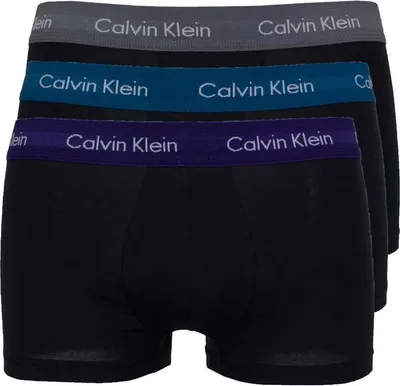 Produktbild von Calvin Klein Männer 3 -Pack Low -Rise -Kofferraum -Boxer -Shorts - Schwarz - Größe XL