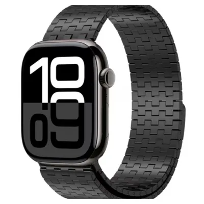 Produktbild von S&T Design Smartwatch-Armband Armband Edelstahl für Apple Watch Magnetisch Mesh Milanaise Kompatibel mit Apple Watch