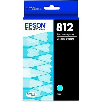 Obrázok produktu pre Epson C13T812220-S, Štandardná výťažnosť, Azúrová, Atrament na pigmentovej báze, 1 kusov, Balenie po jednom kuse