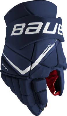 Produktbild von BAUER Vapor Fly40 Handschuhe Intermediate, Größe:12 Zoll, Farbe:Navy
