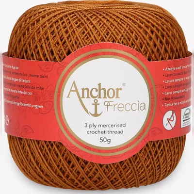 Image de Anchor Freccia 12 – fil de coton pour le crochet et la dentelle (Couleur 00309)