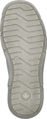 Produktbild von Rieker Herren Slipper Halbschuh sportlich Lochmuster Stretch 04051, Größe:44 EU, Farbe:Blau
