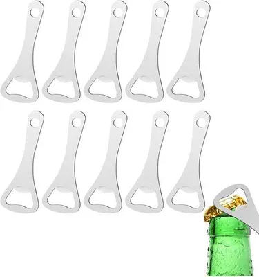 Produktbild von Bieröffner-Set - 10 Stück - Edelstahl - Praktisch