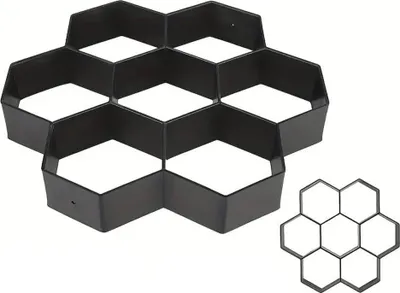 Produktbild von Wabenförmiges Pflasterform-Set, 2er-Pack, wiederverwendbarer Kunststoff