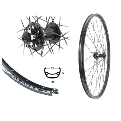 Produktbild von Vorderrad 28 / 29 Zoll DH25 Disc schwarz Novatec D791SB (25-622) 28" / 29"