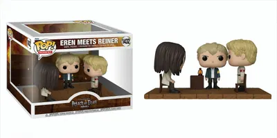 Produktbild von Attack on Titan - Eren Meets Reiner 1432  - Funko Pop! Deluxe Moment