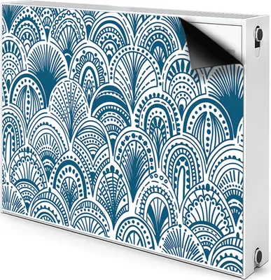 Produktbild von Magnet Heizkörper-Abdeckung Verkleidung Abdeckung Heizkörperabdeckung 110x60 cm  - Abstraktion, Boho