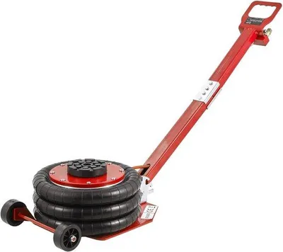Productafbeelding van Elektrische handlier, 3 ton capaciteit, bereik van 140-450 mm, snelle hefwerking, robuuste constructie, rood