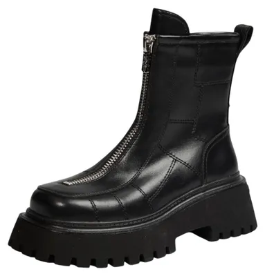 Produktbild von Buffalo Damen Elegante Stiefelette Stacy Front ZIP PD00018419 Schwarz