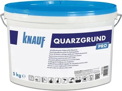 Produktbild von Knauf Quarzgrund Pro weiß pigmentiert 5kg/ Eimer