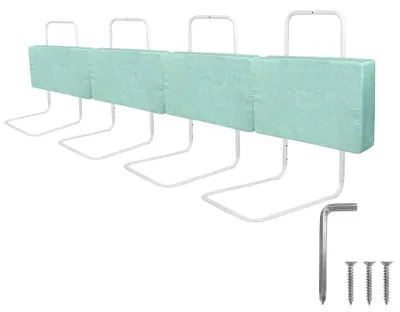 Image de Barrière de lit réglable pour enfants, 200 cm, couleur vert océan