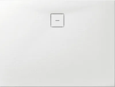 Produktbild von Duschwanne Mineralguss BREUER Modern Line Steinoptik weiß 100 x 140 cm