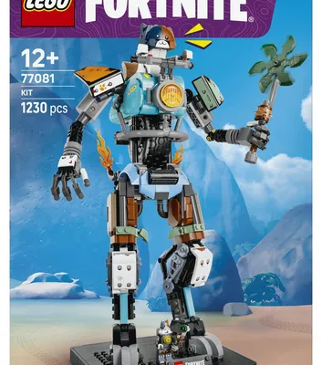 Image de LEGO Fortnite 77081 Kit Mech Chat avec Moto, Figurine d'Action 1230 Pièces, 36 cm, Cadeau pour Gamers à partir de 12 Ans