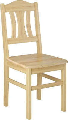 Produktbild von Küchenstuhl robust Massivholzstuhl Kiefer Esszimmerstuhl Doppelpack oder Einzelstuhl V-90.71-26Einzelartikel