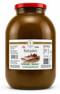 Produktbild von Würzsoße Tkemali grün 3000ml