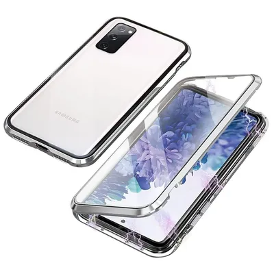 Produktbild von Für Samsung Galaxy S23 FE Handy Tasche 360 Magnet Glas Bumper Metall Hülle Etuis Case Cover
