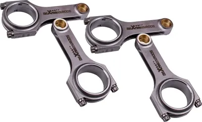 Obrázok produktu pre 4ks oceľová kovaná ojnica 4340 EN24 pre Toyotu 1ZZ-FE Celica GT VVT-i 147.5