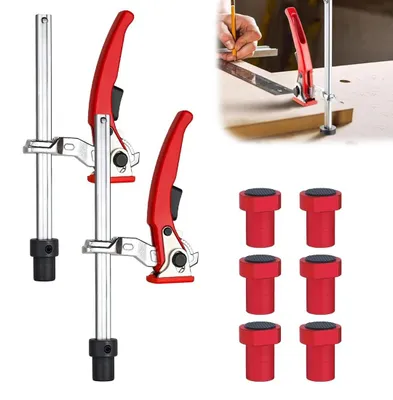Image de Lot de 2 pinces de serrage pour travaux sur bois