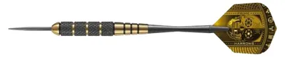 Obrázek produktu pro Harrows - šipky, ocelová špička, Woodoo PP4159 (19 g) (černá/zlatá)