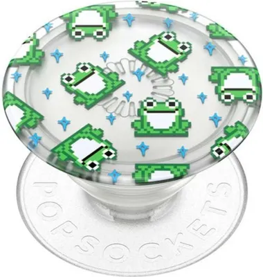 Immagine prodotto di Popsockets Plantcore Grip 8 Bit Frogs806485 Supporto per telefono e supporto