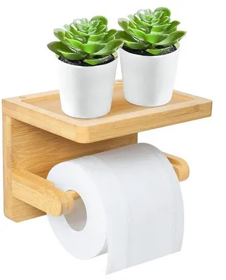 Produktbild von Toilettenschwabberhalter Bambus multifunktional