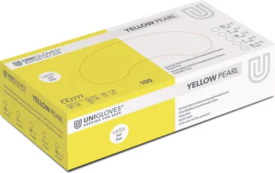 Produktbild von Nitrilhandschuhe Unigloves Yellow Pearl Nitrilhandschuhe Unigloves Yellow Pearl | XL (9-10) | Pack