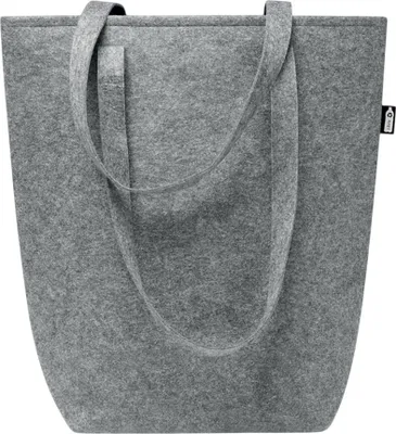 Produktbild von MidOcean - Einkaufstasche "Taslo", RPET Filz MO382 (Einheitsgröße) (Grau)
