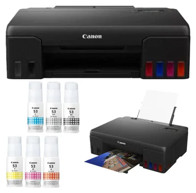 Produktbild von Canon PIXMA G550 MegaTank, Farbe, 4800 x 1200 DPI, A4, 8000 Seiten pro Monat, LCD, Schwarz