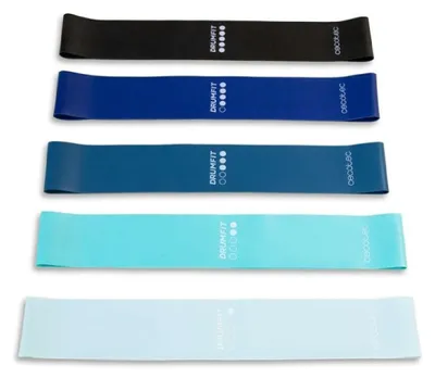 Produktbild von Cecotec Elastische Widerstandsbänder DrumFit Resistance Band Set