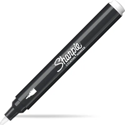 Produktbild von Sharpie 2218126, 1 Stück(e), Weiß, Schwarz, Rund