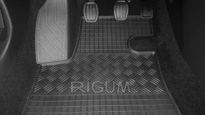 Produktbild von RIGUM Fußmatten Set Gummi passend für PEUGEOT 308 II Vorne+Hinten