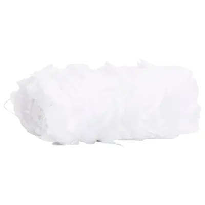 Image de vidaXL Filet de camouflage avec sac de rangement 506x279 cm Blanc