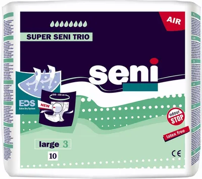 Produktbild von TZMO Super Seni Trio Windelhose 10 Stück Gr. L