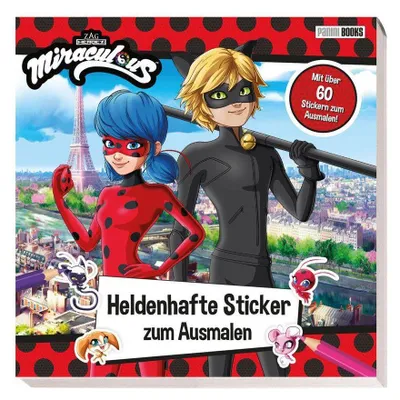 Produktbild von Miraculous: Heldenhafte Sticker zum Ausmalen
