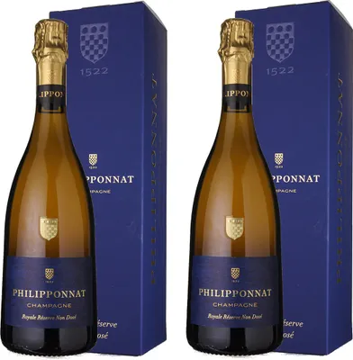 Image de Champagne Philipponnat - Royale rŽserve non dosŽe x2  - Sous Žtui 75cl