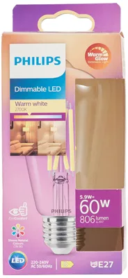 Immagine prodotto di Lampadina LED classica 60W ST64 E27 CL WGD90 SRT4
