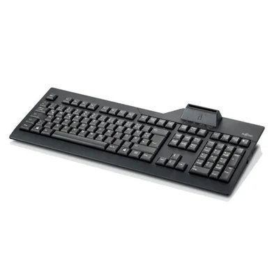 Produktbild von Fujitsu KB SCR2, Volle Größe (100%), Kabelgebunden, USB, Schwarz