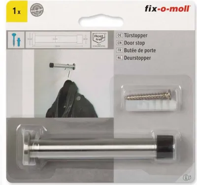 Produktbild von Türstopper Edelstahl satiniert fix-o-moll