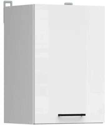 Immagine prodotto di JUNONA - Mobile alto da 40 cm - 1 anta - Bianco lucido