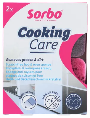 Küchenspons-Set (2 Stück) kratzfrei mit Seife