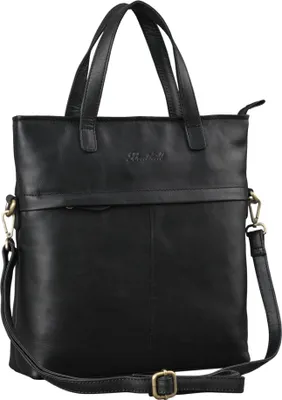 Produktbild von Benthill Shopper Damen Leder - Bag Beutel aus echtem Rindsleder - Große Vintage Umhängetasche - Schulterbeutel / Schultertasche - Handtasche