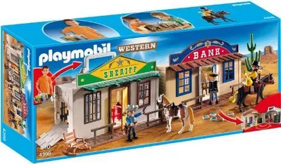 Produktbild von PLAYMOBIL 4398 My Western City Mitnehm-Köfferchen