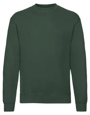 Produktbild von Fruit of the Loom - "Classic" Sweatshirt für Herren angesetzte Ärmel FK2731 (3XL) (Flaschengrün)
