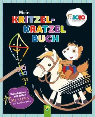Obrázek produktu pro Bobo Siebenschläfer Mein Kritzel-Kratzel-Buch