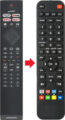 Produktbild von Fernbedienung geeignet für PHILIPS 65PUS8107/12