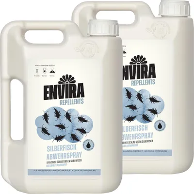 Produktbild von Envira Silberfisch Abwehrspray mit Vorteilspack 2x2L