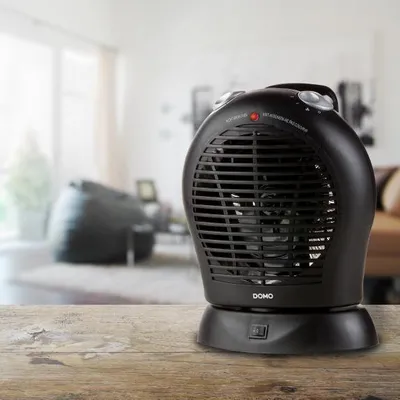 Zdjęcie produktu dla Domo DO7324F Elektryczny grzejnik pokojowy Elektryczny termowentylator wewnętrzny Czarny 2000 W (DO7324F)