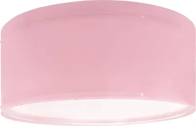 Produktbild von Rosa Kinder Deckenleuchte 2-flammig mit transparentem und transluzentem Doppelschirm